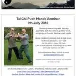Push Hands Seminar on 9th July 2016