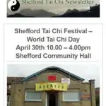 Shefford Tai Chi Festival 2022, January newsletter
