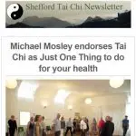 Michael Mosley endorses Tai Chi as Just One Thing to do for your health