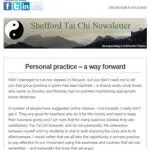 Personal Practice - a way forward